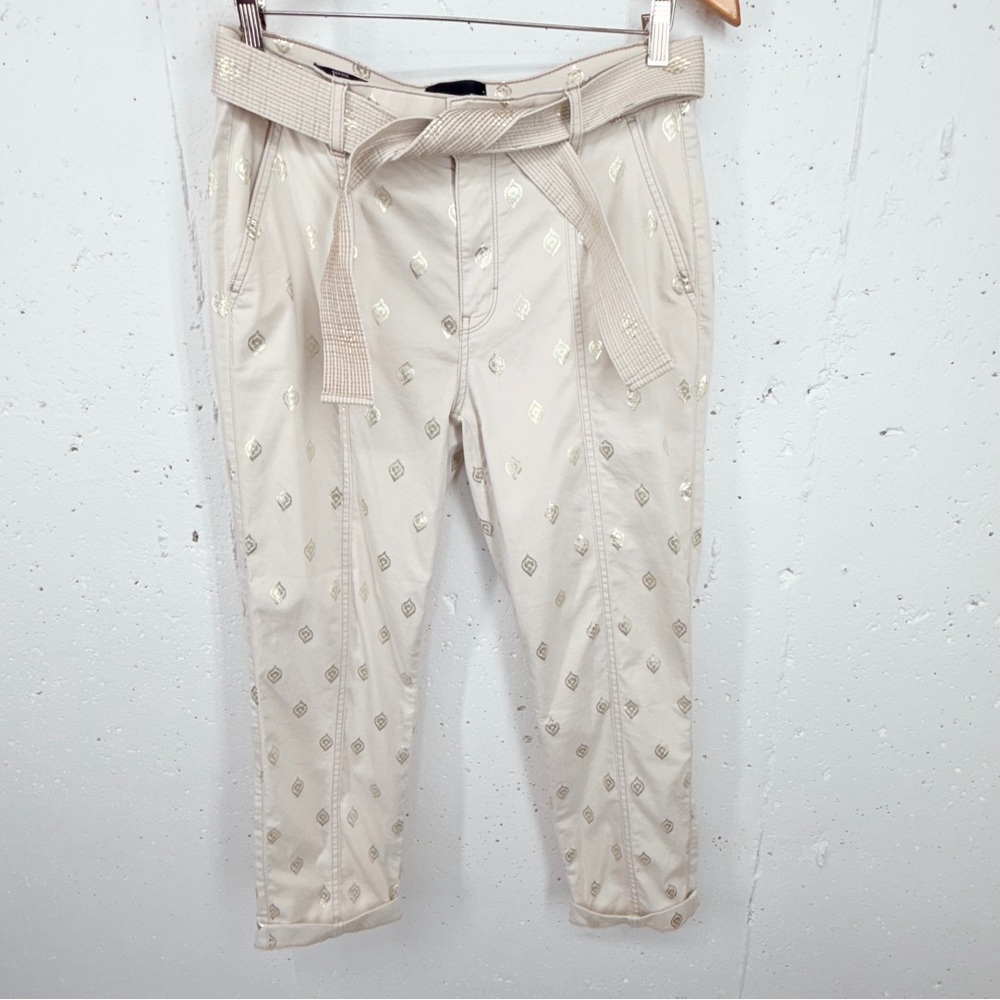 White House Black Market Women’s Size 8 High Rise Straight Leg Crop - Picture 2 of 13